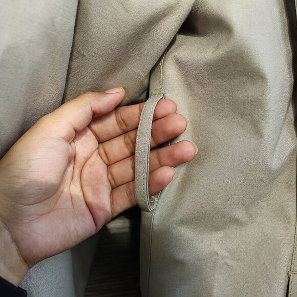 'London Fog' VINTAGE cotton tan size 10 weather wear trench coat - Picture 7 of 11